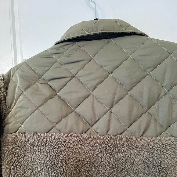 NWT Rails Womens Peyton Quilted Mixed Media Teddy Coat Jacket - Picture 11 of 11